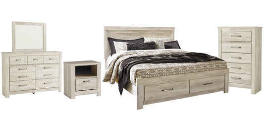 Bellaby  Platform Bed With 2 Storage Drawers With Mirrored Dresser, Chest And Nightstand at Towne & Country Furniture (AL) furniture, home furniture, home decor, sofa, bedding