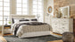 Bellaby Queen Panel Bed with 2 Nightstands at Towne & Country Furniture (AL) furniture, home furniture, home decor, sofa, bedding