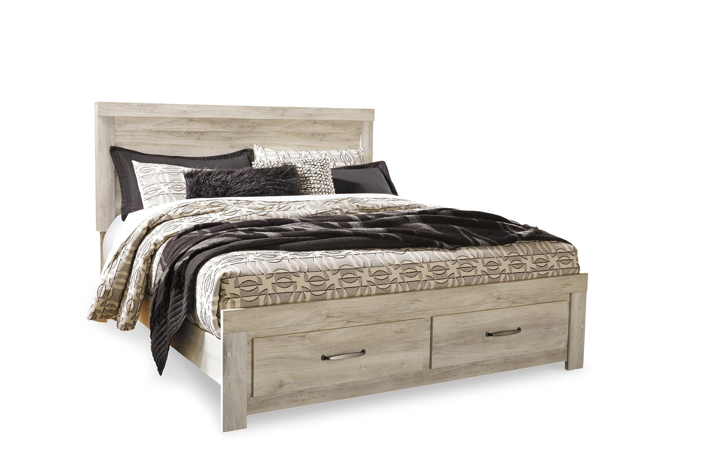 Bellaby Queen Platform Bed with 2 Storage Drawers with Mirrored Dresser, Chest and Nightstand at Towne & Country Furniture (AL) furniture, home furniture, home decor, sofa, bedding