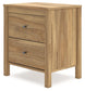 Bermacy Two Drawer Night Stand at Towne & Country Furniture (AL) furniture, home furniture, home decor, sofa, bedding