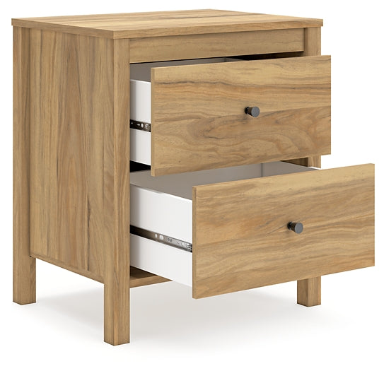 Bermacy Two Drawer Night Stand at Towne & Country Furniture (AL) furniture, home furniture, home decor, sofa, bedding