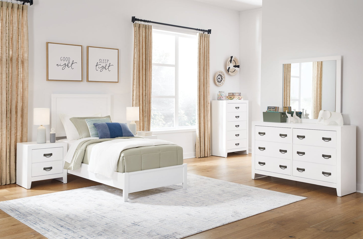 Binterglen Dresser and Mirror at Towne & Country Furniture (AL) furniture, home furniture, home decor, sofa, bedding