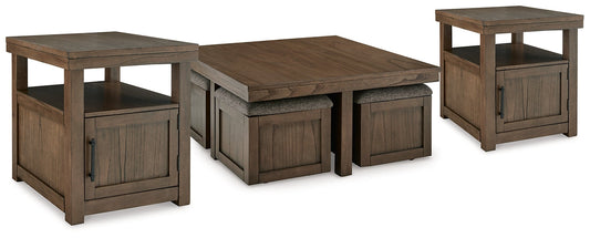 Boardernest Coffee Table with 2 End Tables at Towne & Country Furniture (AL) furniture, home furniture, home decor, sofa, bedding