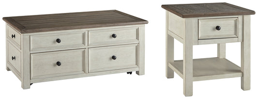 Bolanburg Coffee Table with 1 End Table at Towne & Country Furniture (AL) furniture, home furniture, home decor, sofa, bedding
