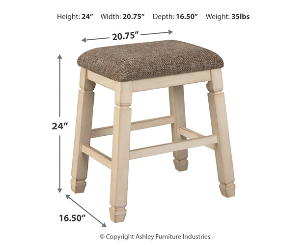 Bolanburg Counter Height Dining Table and 4 Barstools at Towne & Country Furniture (AL) furniture, home furniture, home decor, sofa, bedding