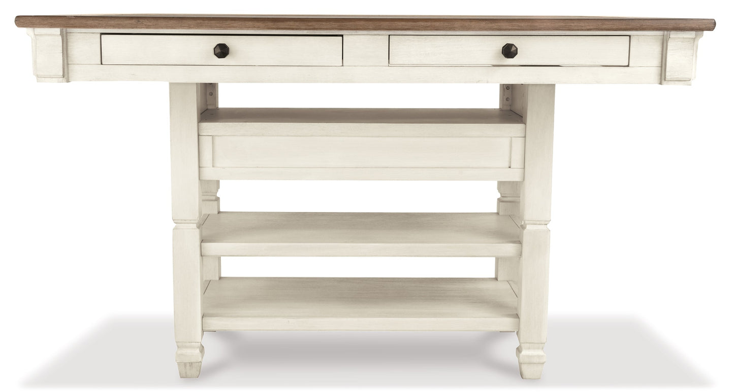 Bolanburg Counter Height Dining Table and 6 Barstools at Towne & Country Furniture (AL) furniture, home furniture, home decor, sofa, bedding