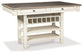 Bolanburg Counter Height Dining Table and 6 Barstools at Towne & Country Furniture (AL) furniture, home furniture, home decor, sofa, bedding