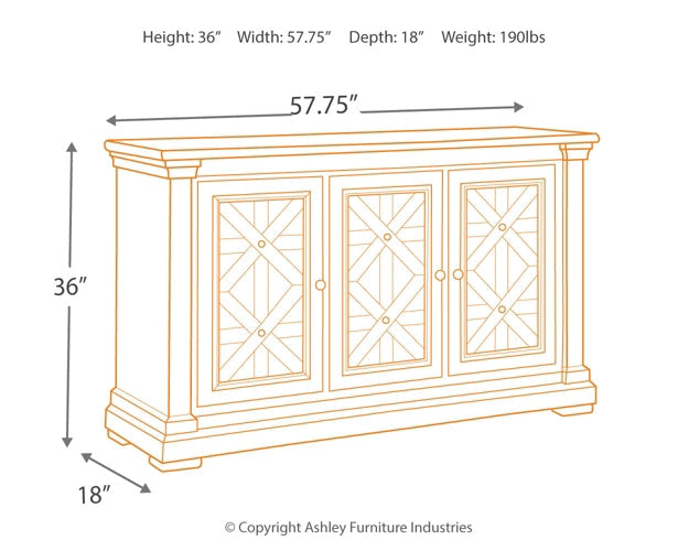 Bolanburg Dining Room Server at Towne & Country Furniture (AL) furniture, home furniture, home decor, sofa, bedding