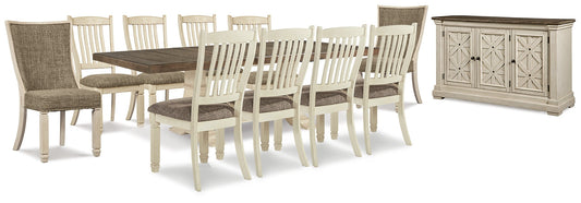 Bolanburg Dining Table and 10 Chairs at Towne & Country Furniture (AL) furniture, home furniture, home decor, sofa, bedding