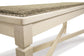 Bolanburg Dining Table and 2 Chairs and 2 Benches at Towne & Country Furniture (AL) furniture, home furniture, home decor, sofa, bedding