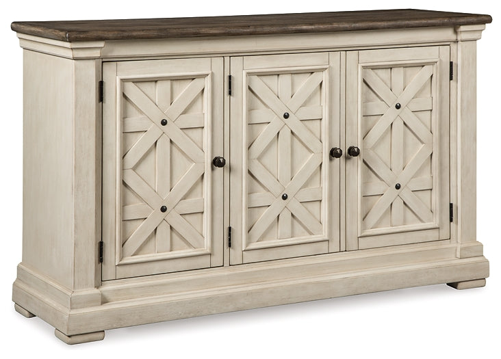 Bolanburg Dining Table and 6 Chairs with Storage at Towne & Country Furniture (AL) furniture, home furniture, home decor, sofa, bedding