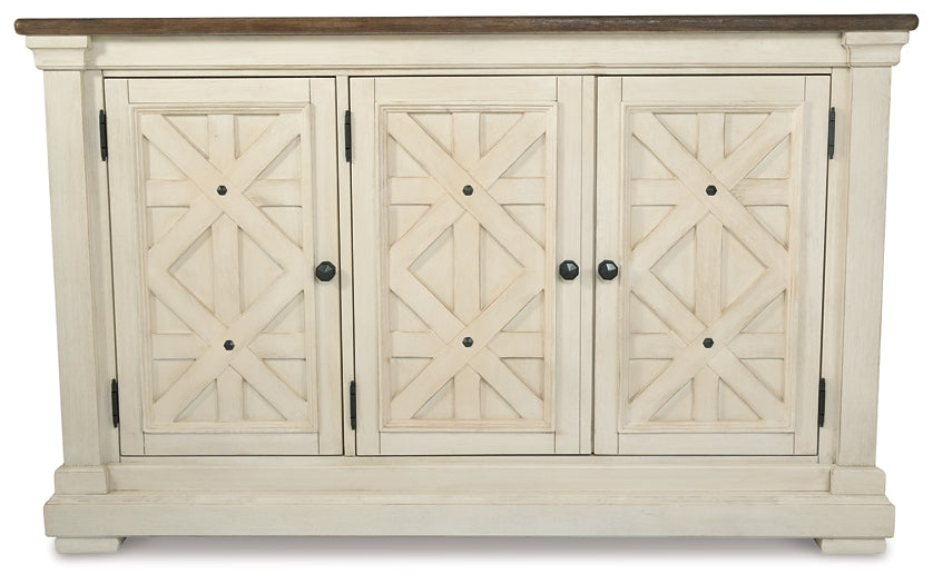 Bolanburg Dining Table and 6 Chairs with Storage at Towne & Country Furniture (AL) furniture, home furniture, home decor, sofa, bedding