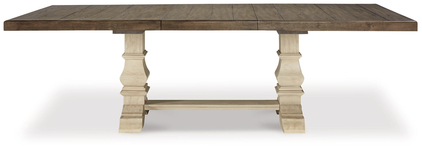 Bolanburg Dining Table and 6 Chairs with Storage at Towne & Country Furniture (AL) furniture, home furniture, home decor, sofa, bedding