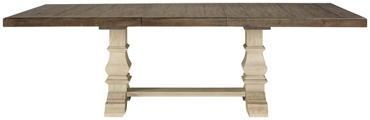 Bolanburg Extension Dining Table at Towne & Country Furniture (AL) furniture, home furniture, home decor, sofa, bedding
