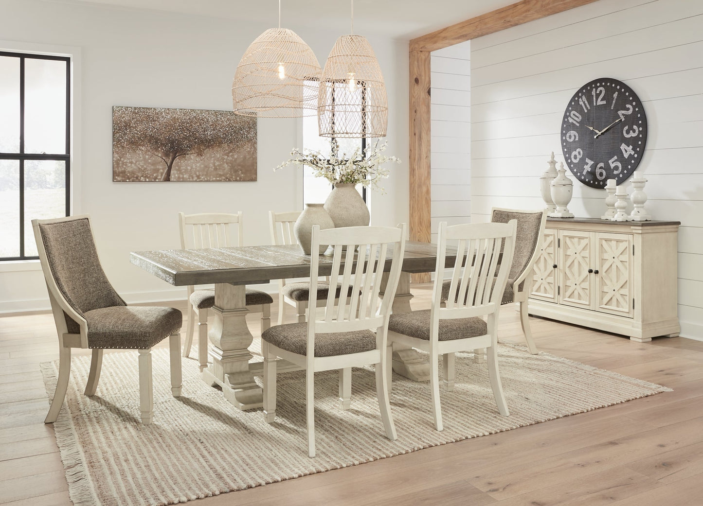 Bolanburg Extension Dining Table at Towne & Country Furniture (AL) furniture, home furniture, home decor, sofa, bedding
