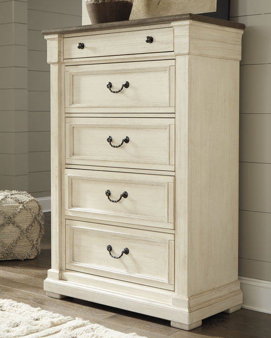 Bolanburg Five Drawer Chest at Towne & Country Furniture (AL) furniture, home furniture, home decor, sofa, bedding