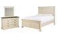Bolanburg Queen Panel Bed with Mirrored Dresser at Towne & Country Furniture (AL) furniture, home furniture, home decor, sofa, bedding