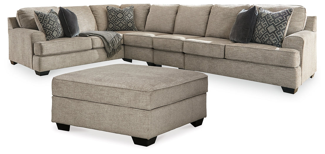 Bovarian 4-Piece Sectional with Ottoman at Towne & Country Furniture (AL) furniture, home furniture, home decor, sofa, bedding