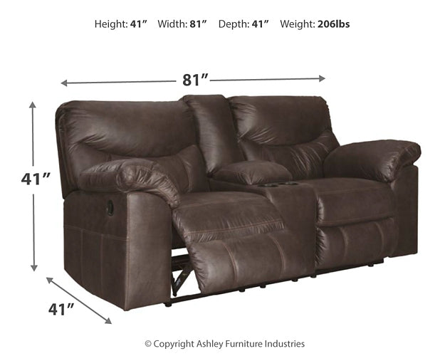 Boxberg DBL Rec Loveseat w/Console at Towne & Country Furniture (AL) furniture, home furniture, home decor, sofa, bedding