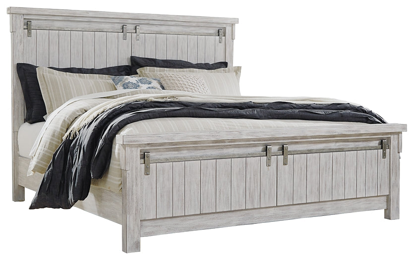 Brashland Queen Panel Bed at Towne & Country Furniture (AL) furniture, home furniture, home decor, sofa, bedding