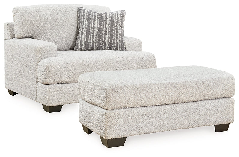 Brebryan Chair and Ottoman at Towne & Country Furniture (AL) furniture, home furniture, home decor, sofa, bedding