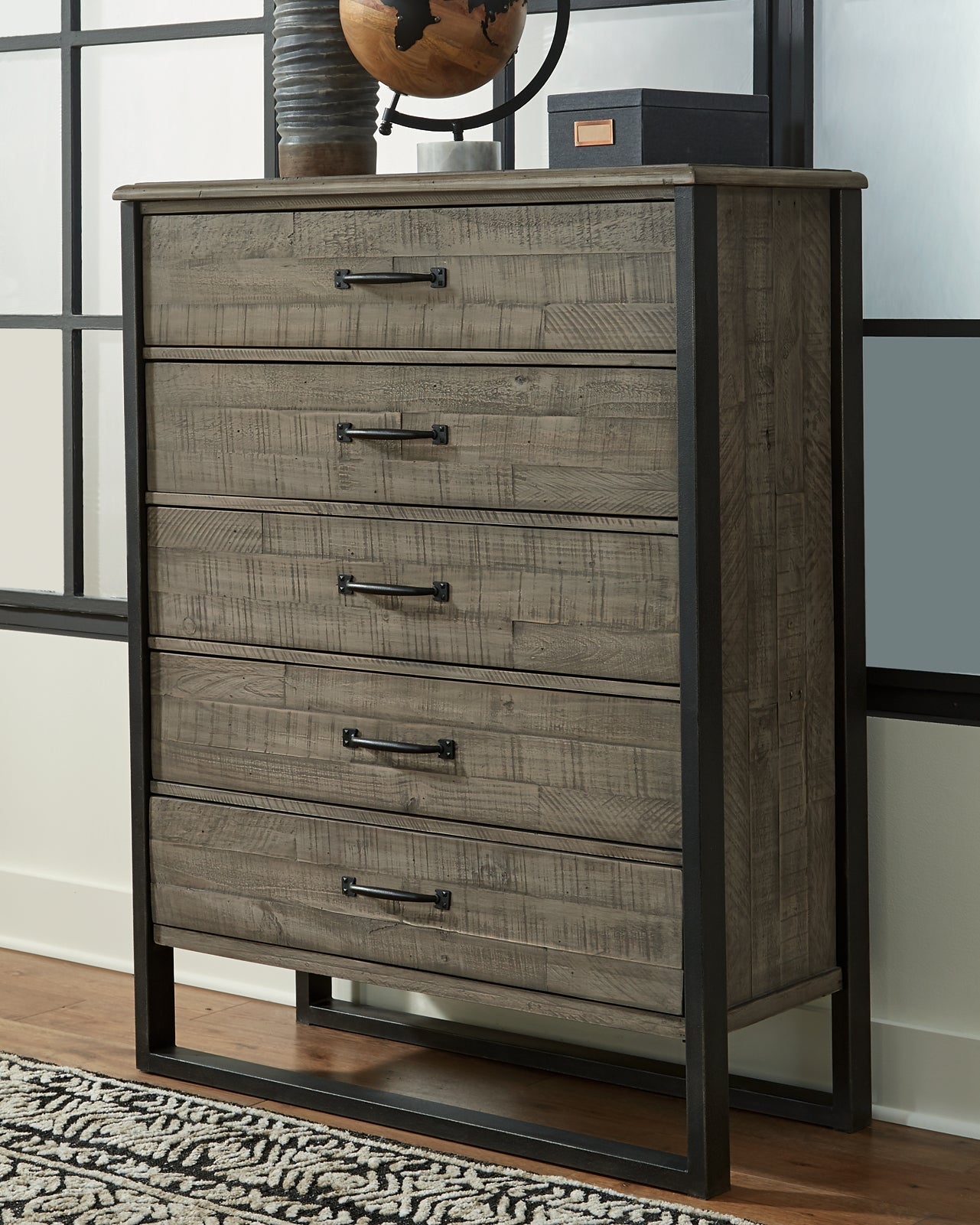 Brennagan Five Drawer Chest at Towne & Country Furniture (AL) furniture, home furniture, home decor, sofa, bedding