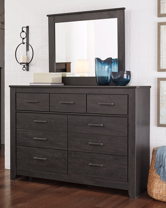 Brinxton Dresser and Mirror at Towne & Country Furniture (AL) furniture, home furniture, home decor, sofa, bedding