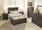 Brinxton Full Panel Bed with Mirrored Dresser and 2 Nightstands at Towne & Country Furniture (AL) furniture, home furniture, home decor, sofa, bedding