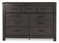 Brinxton Full Panel Headboard with Dresser at Towne & Country Furniture (AL) furniture, home furniture, home decor, sofa, bedding