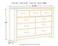 Brinxton Seven Drawer Dresser at Towne & Country Furniture (AL) furniture, home furniture, home decor, sofa, bedding