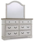 Brollyn Dresser and Mirror at Towne & Country Furniture (AL) furniture, home furniture, home decor, sofa, bedding