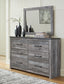 Bronyan Dresser and Mirror at Towne & Country Furniture (AL) furniture, home furniture, home decor, sofa, bedding