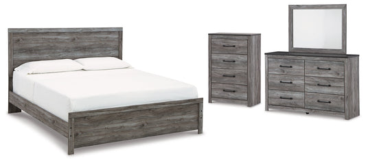 Bronyan King Panel Bed with Mirrored Dresser and Chest at Towne & Country Furniture (AL) furniture, home furniture, home decor, sofa, bedding