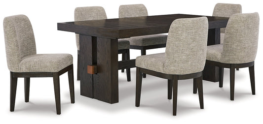 Burkhaus Dining Table and 6 Chairs at Towne & Country Furniture (AL) furniture, home furniture, home decor, sofa, bedding