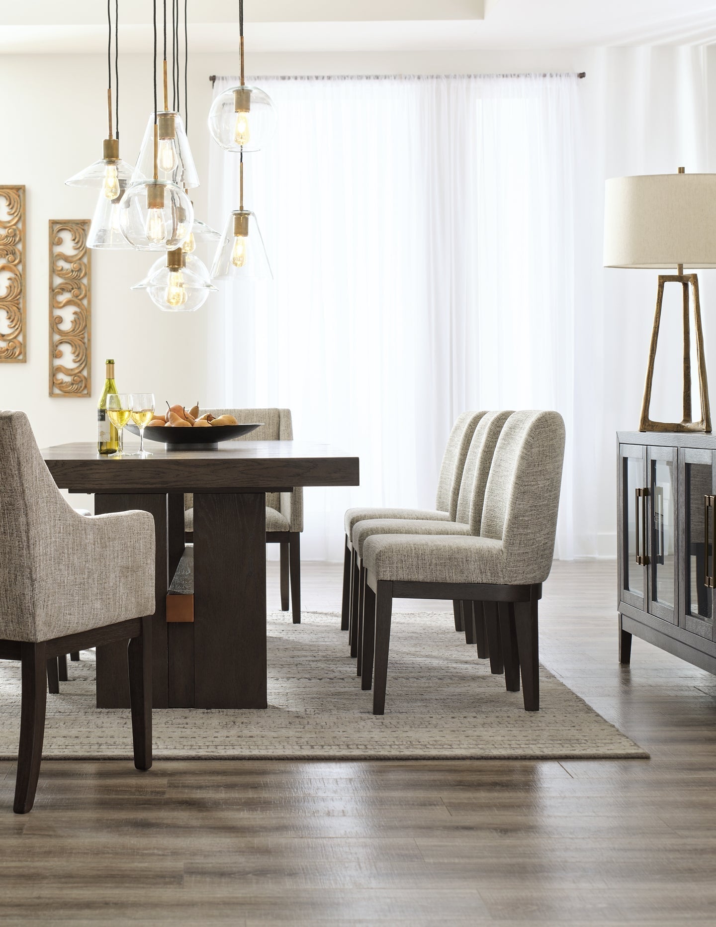 Burkhaus Dining Table and 8 Chairs at Towne & Country Furniture (AL) furniture, home furniture, home decor, sofa, bedding