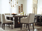 Burkhaus Dining Table and 8 Chairs at Towne & Country Furniture (AL) furniture, home furniture, home decor, sofa, bedding