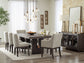 Burkhaus Dining Table and 8 Chairs at Towne & Country Furniture (AL) furniture, home furniture, home decor, sofa, bedding