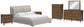 Cabalynn California King Upholstered Bed with Mirrored Dresser, Chest and 2 Nightstands at Towne & Country Furniture (AL) furniture, home furniture, home decor, sofa, bedding