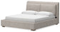 Cabalynn California King Upholstered Bed with Mirrored Dresser and Nightstand at Towne & Country Furniture (AL) furniture, home furniture, home decor, sofa, bedding