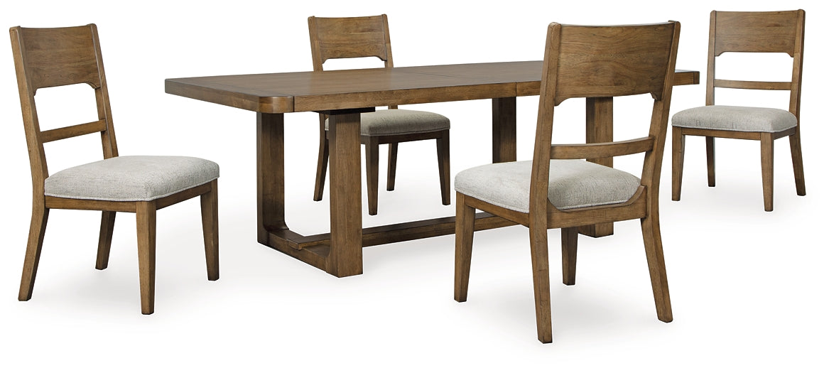 Cabalynn Dining Table and 4 Chairs at Towne & Country Furniture (AL) furniture, home furniture, home decor, sofa, bedding