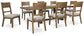 Cabalynn Dining Table and 8 Chairs at Towne & Country Furniture (AL) furniture, home furniture, home decor, sofa, bedding