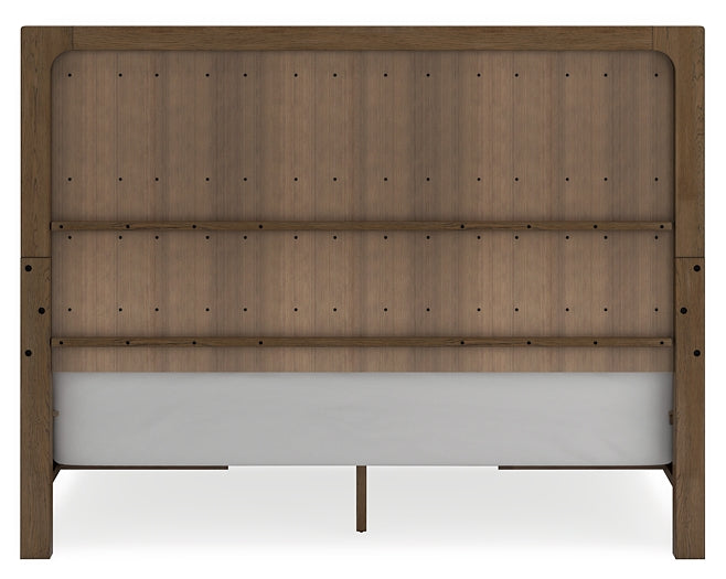 Cabalynn King Panel Bed with Storage with Mirrored Dresser and 2 Nightstands at Towne & Country Furniture (AL) furniture, home furniture, home decor, sofa, bedding