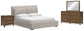 Cabalynn King Upholstered Bed with Mirrored Dresser and Nightstand at Towne & Country Furniture (AL) furniture, home furniture, home decor, sofa, bedding