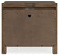 Cabalynn Queen Panel Bed with Storage with Mirrored Dresser, Chest and Nightstand at Towne & Country Furniture (AL) furniture, home furniture, home decor, sofa, bedding