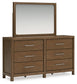 Cabalynn Queen Panel Bed with Storage with Mirrored Dresser and 2 Nightstands at Towne & Country Furniture (AL) furniture, home furniture, home decor, sofa, bedding