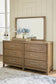 Cabalynn Queen Upholstered Bed with Mirrored Dresser, Chest and Nightstand at Towne & Country Furniture (AL) furniture, home furniture, home decor, sofa, bedding