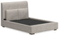 Cabalynn Queen Upholstered Bed with Mirrored Dresser, Chest and Nightstand at Towne & Country Furniture (AL) furniture, home furniture, home decor, sofa, bedding
