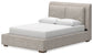 Cabalynn Queen Upholstered Bed with Mirrored Dresser and 2 Nightstands at Towne & Country Furniture (AL) furniture, home furniture, home decor, sofa, bedding