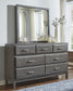 Caitbrook Dresser and Mirror at Towne & Country Furniture (AL) furniture, home furniture, home decor, sofa, bedding
