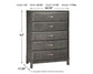 Caitbrook Five Drawer Chest at Towne & Country Furniture (AL) furniture, home furniture, home decor, sofa, bedding